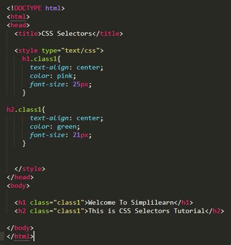 A Class Html Css