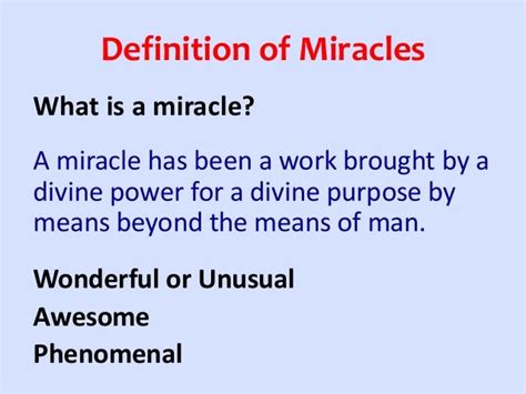 a course in miracles definition of miracle