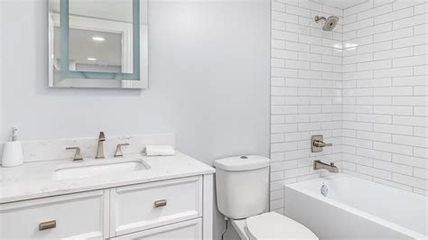 White Bathroom Remodel Pictures / The color makes the room appear larger and brighter without