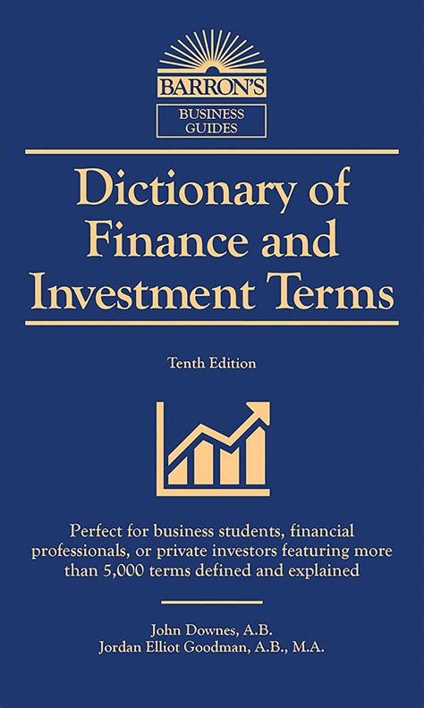 a dictionary of finance