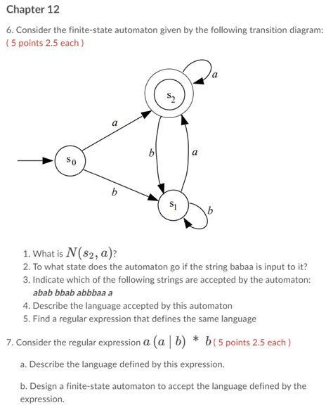 a finite automaton has states and transitions