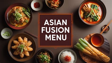 a fusion menu