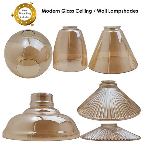 Glass lamp shade