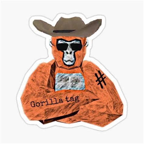 a gorilla tag transparent cowboy hat