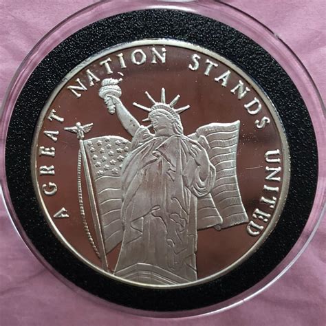 a great nation stands united coin