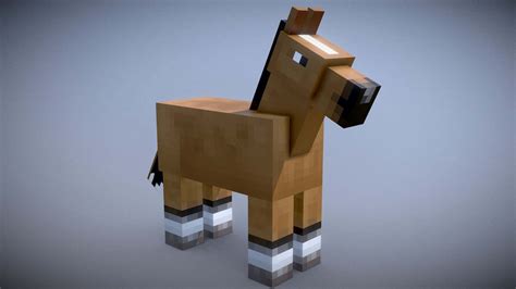 a horse in minecraft