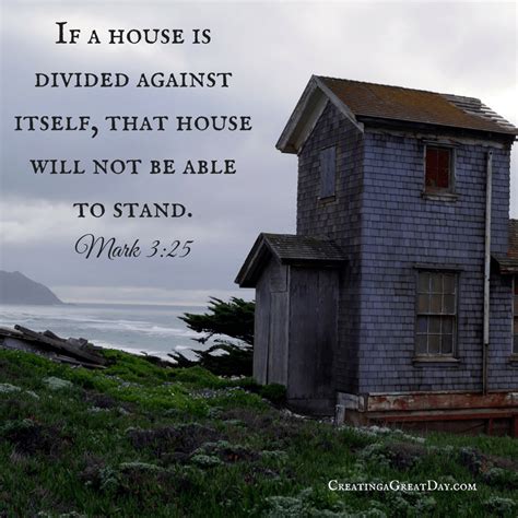 a house divided cannot stand verse
