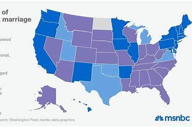 A LIST OF STATES WHERE GAY MARRIAGE IS LEGAL