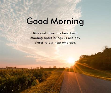 a long good morning message for him