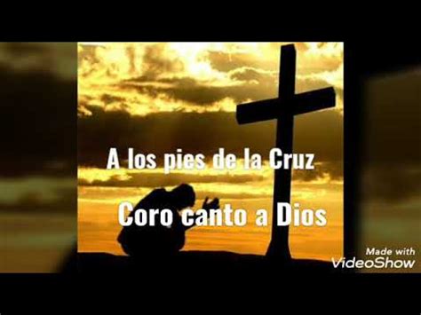 a los pies de la cruz letra