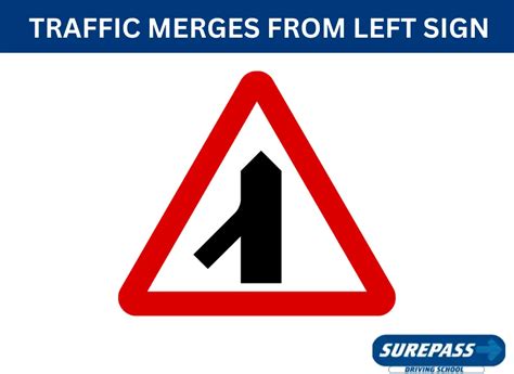 Merging Lanes Western Safety Sign