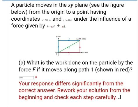 A Particle Moves In The Xy-Plane With Coordinates Given By