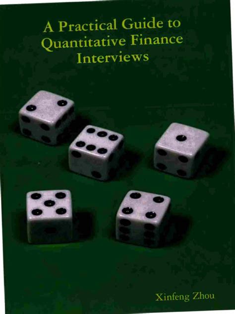a practical guide to quantitative finance interviews pdf
