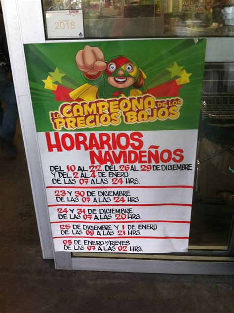 a que hora cierra presidente supermarket