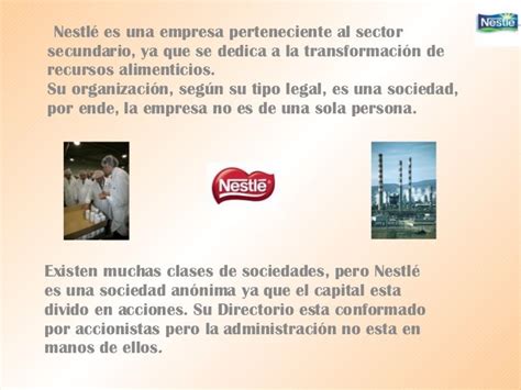 a que se dedica la empresa nestle