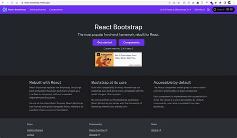A React Js Bootstrap