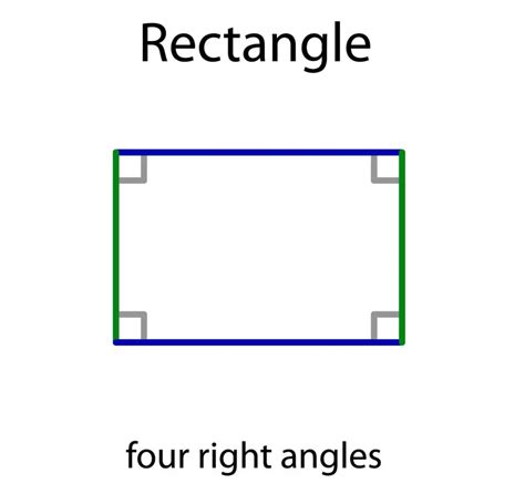 A Rectangle Is A Quadrilateral That Contains Four Right Angles