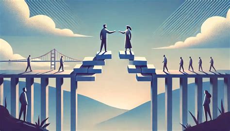 two people standing back-to-back, each with a lock and key symbol above their head