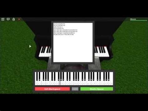 a silent voice roblox piano