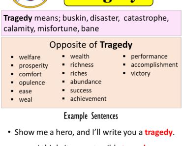 A Synonym For Tragedy