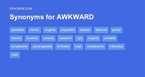 A Synonym Of Awkward
