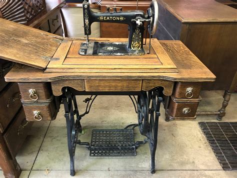 A Treadle Sewing Machine