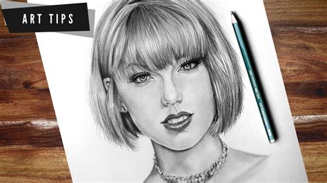 a video how to draw taylor swift