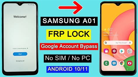 a01 frp bypass android 11