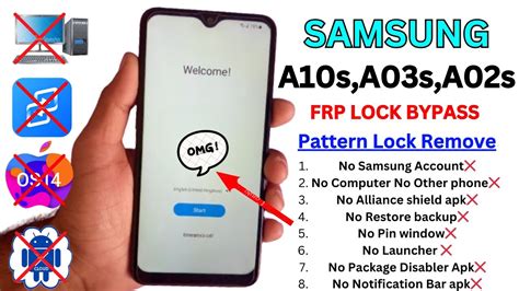 a02s frp bypass without pc