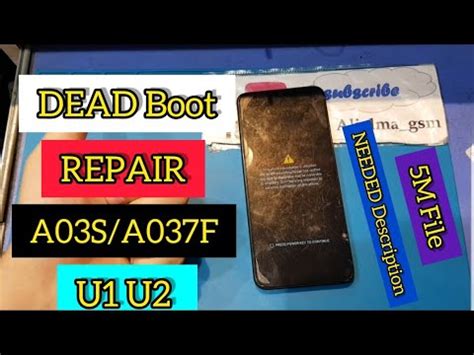 a037f dead boot repair