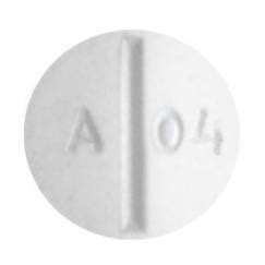 a04 pill white round