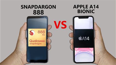 a14 bionic vs snapdragon 870