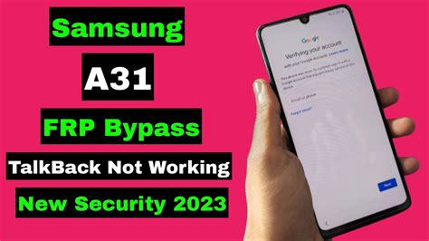 a31 frp bypass android 12