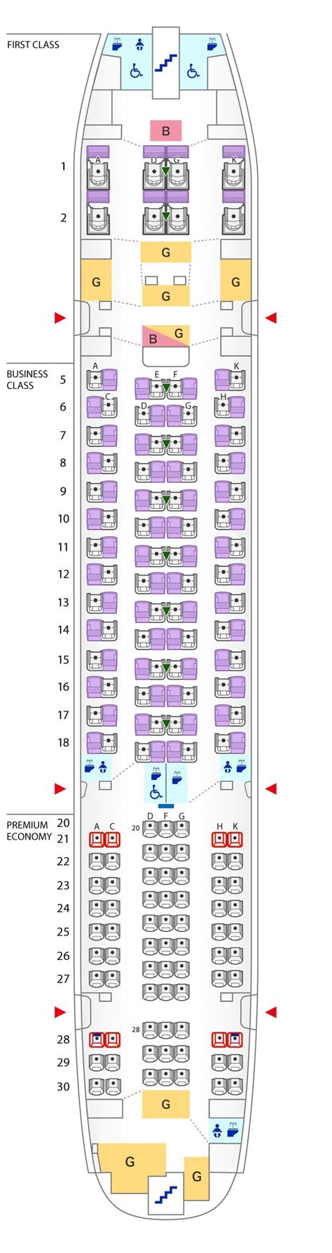 a380 seat map