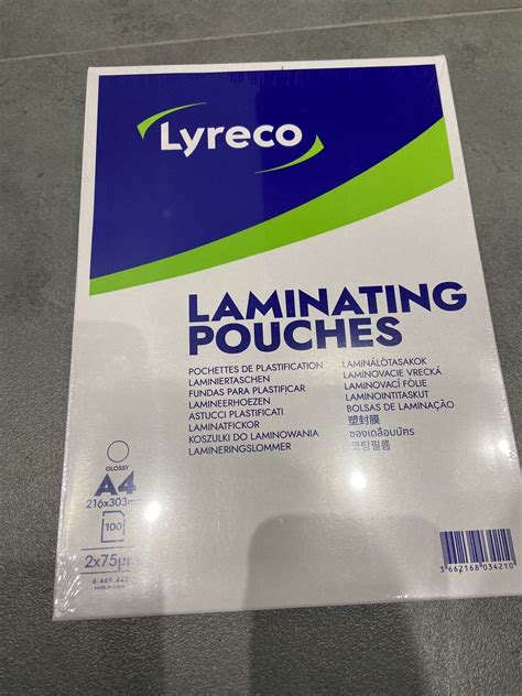 A4 Laminating Pouches Ebay