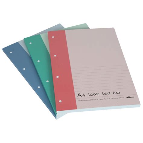 A4 Loose Leaf Pad