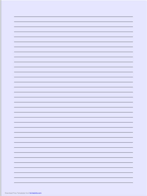 A4 Single Lined Paper Pdf