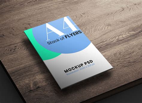 A4 Size Flyer Mockup Free Download