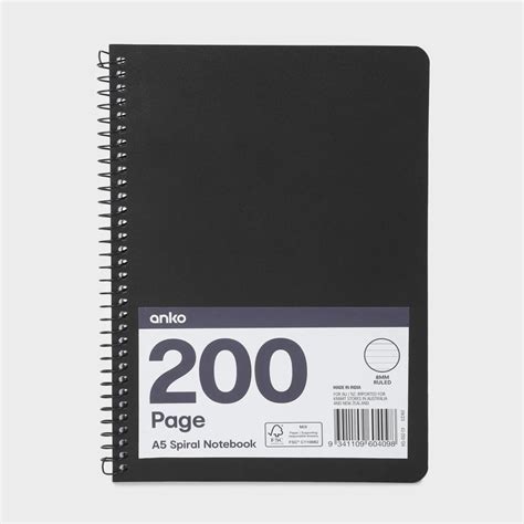 A5 Notebook Target