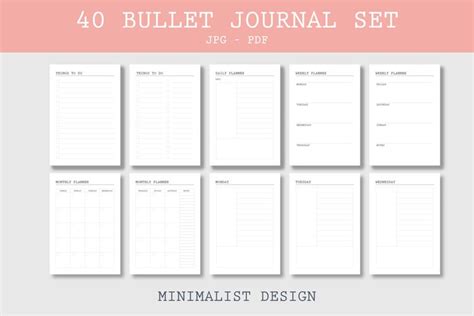 A6 Planner Printables