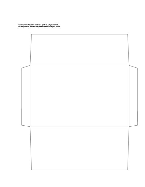 a9 envelope template for printing