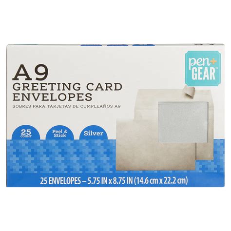 a9 greeting card size