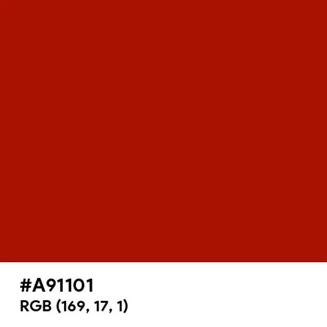 a91101 color hex code