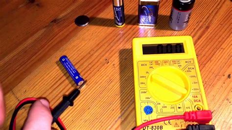 Aa Battery Voltage Check