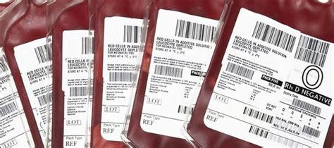 aabb blood product storage