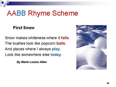 aabba rhyme scheme