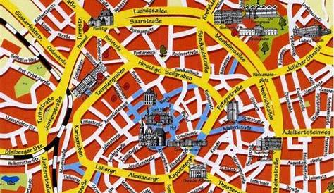 Stadtplan von Aachen | Detaillierte gedruckte Karten von Aachen
