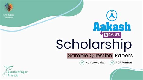 aakash scholarship test 2023 sample paper