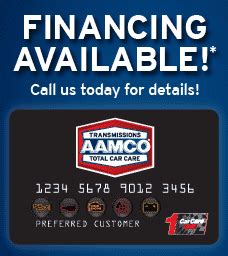 aamco auto repair financing