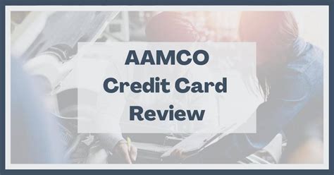 aamco credit card reviews
